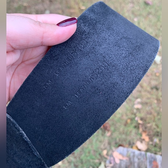 Funky Vintage Leather Oversized Waist Belt - Picture 9 of 16